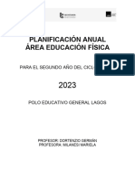 Planificacion Educacion Fisica 2do Año