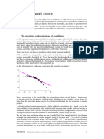 Machine Learning and Pattern Recognition Bayesian Complexity Control