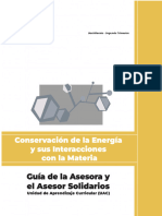 Conservación de La Energía y Sus Interacciones Con La Materia