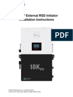 EG4® 18kPV Version 1 External RSD Initiator Install Instructions