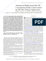 A Two-Phase Interleaved Bidirectional DC-DC Converter With Asymmetrical Duty Limit Control For Wide-Range DC-Bus Voltage Applications