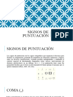 Signos de Puntuación