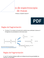 Ejercicios de Espectroscopia de Masas