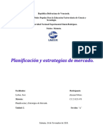 Analisis de Planificacion de Mercado.