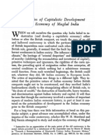 'Potentialitiesof Capitalistic Development in The Economy of Mughal India I Habib