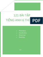 121 Bai Tap Tieng Anh 6 Thi Diem