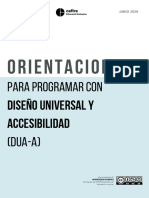 Orientaciones para Programar DUA A CAST 1