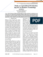 A Literature Study On Agricultural Production System Using Iot As Inclusive Technology