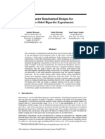 Cluster Randomized Designs For One-Sided Bipartite Experiments