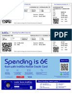 6E 906 3B 2050 Hrs Zone 1 29A: Boarding Pass (Web Check In)