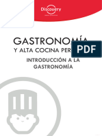 Introducción A La Gastronomia