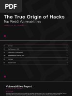 Immunefi Report The True Origin of Hacks Top Web3 Vulnerabilities