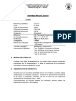 Informe Psicologico