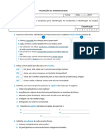 Ficha - QA20 - Sujeito, Predicado, Vocativo