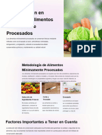 Metodos de Conservacion en Relacion A Alimentos Minimamente Procesados