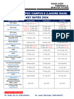 STEP Entry Test Universities Dates 2024