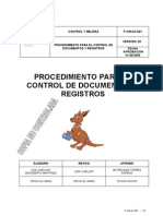 Manual de Control de Documentos