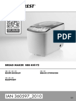 Bread Maker Sbb 850 F2: Recipe Booklet Βιβλιο Συνταγών