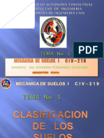 Tema 5, Suelos I, Clasif Suelos