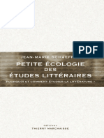 Petite Écologie Des Études Littéraires (Jean-Marie SCHAEFFER) (Z-Library)