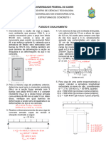 Lista Flexo Cisalhamento