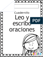 Cuadernillo Leo y Escribo Oraciones