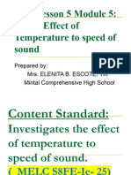 Speed of Sound Presentation