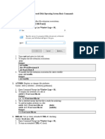 Basic Windows DOS Commands