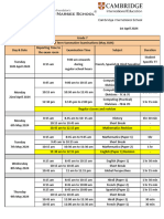 Grade 7 - Exam TT - 2nd Term Summative Assessments May 2024