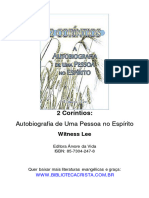 2 Coríntios - A Autobiografia de Uma Pessoa No Espírito - Witness Lee