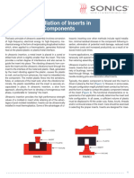 Ultrasonic Installation of Inserts in Thermoplastic Components