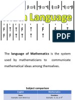 Math Language + Polya's