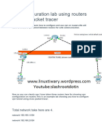 VPN Configuration Lab Using Routers in Cisco Packet