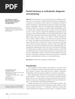 Facial Harmony in Orthodontic Diagnosis and Planning