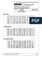 16-09-23 - SR - Elite - & - Target (C-120, - C-IPL - & - IPL-IC) - Jee Main - RPTM-05 - Key & Sol'S