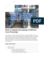 What Is Piping How Piping Is Different From Plumbing