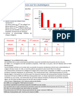 5eme Exercices Les Statistiques Correction