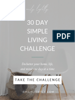 30 Day Simple Living Challenge 2020