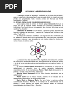 Historia de La Energía Nuclear