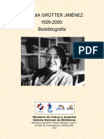 Biobibliografia Virginia Grutter, Escritora Costarricense