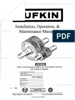 Lufkin Gear Operation & Maintenance Manual