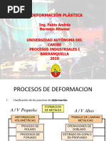 Presentación Procesos de Deformación Plastica Volumétrica