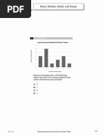 Mean, Median, Mode and Range