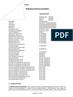 Plantilla de Memoria Descriptiva Valorizada