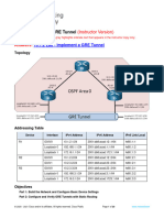 16.1.2 Lab - Implement A GRE Tunnel - ITExamAnswers