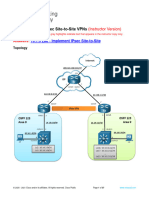 16.1.3 Lab - Implement IPsec Site-to-Site - ITExamAnswers