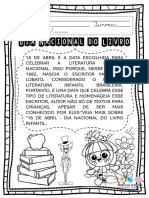 Atividades Dia Do Livro