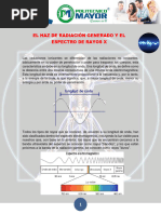 El Haz de Radiaciòn Generado y El Espectro de Rayos X