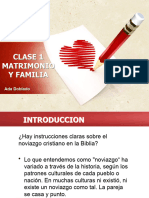 Clase 1 Matrimonio y Familia