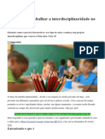 Texto Sobre Interdisciplinariedade Revista Nova Escola